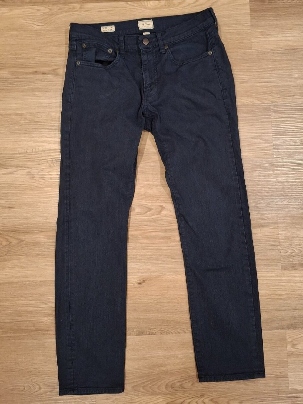 J. Crew (Mainline) 484 Slim-Fit Garment-Dyed Five-Pocket Pant - 30/30 - Navy